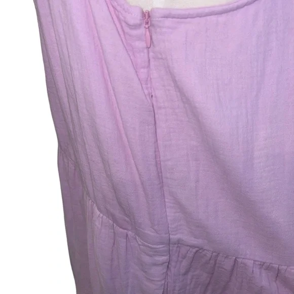 J Crew Women's Dress Size M Light Purple Size Zip Elastic Back Pockets - Picture 5 of 10